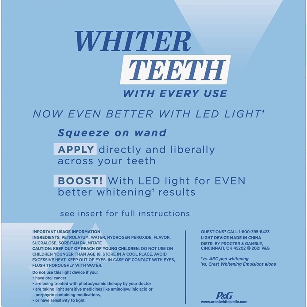 Crest LED Teeth Whitening Kit - Picture 10 of 12